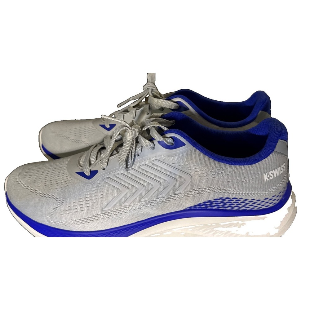 K Swiss Selby Sneakers Mens 13 Athletic Shoe Light Grey Blue Workout Gym LW Low